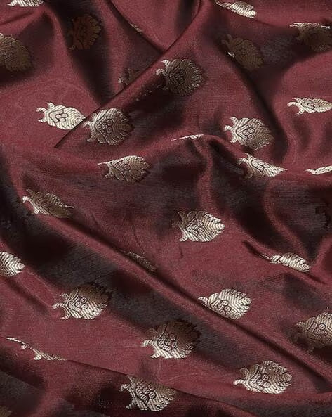 Banarasi Traditional Design Silk Blend Saree With Unstitched Blouse