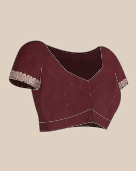 Banarasi Traditional Design Silk Blend Saree With Unstitched Blouse