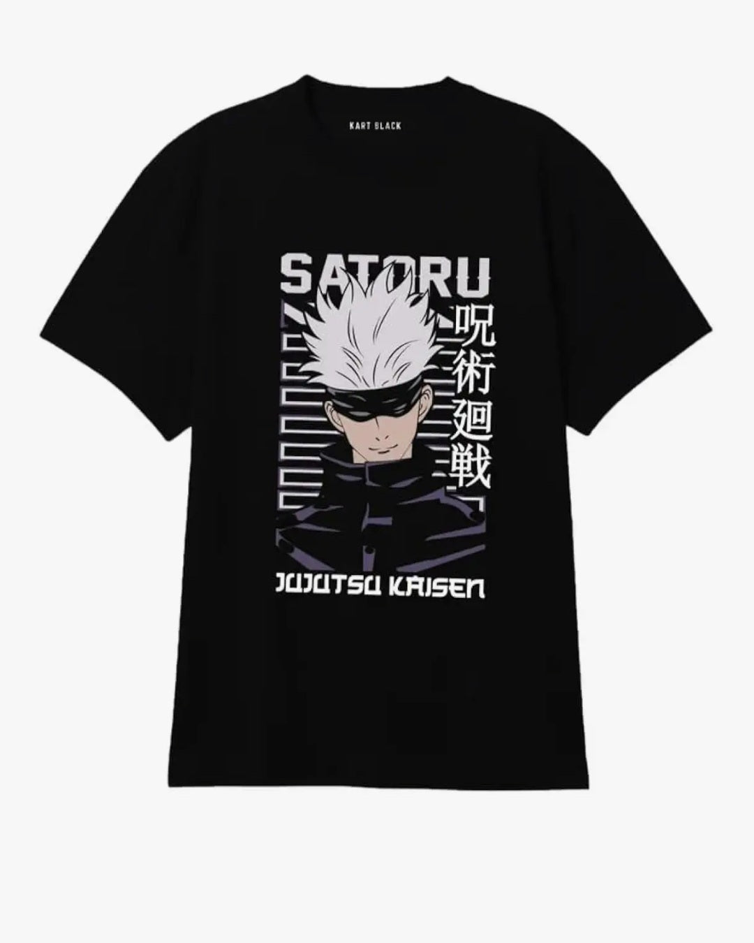 Men's Black Gojo Satoru T-Shirt by KYG