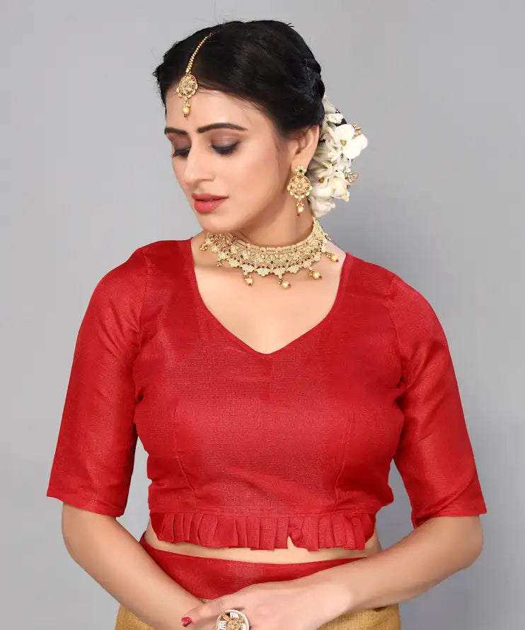 Women's Designer Art Silk Printed Saree with Blouse Piece