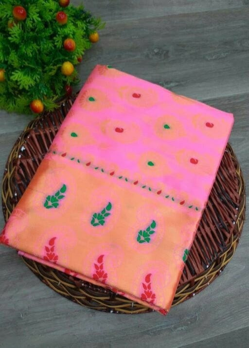 Ethnic Motif Zari Art Silk Saree