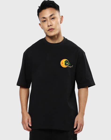 Garmin Printed Men Round Neck Black T-Shirt