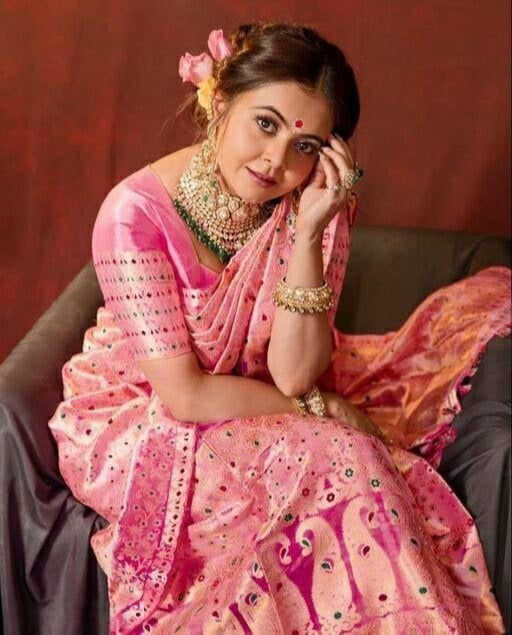 Ethnic Motif Zari Art Silk Saree