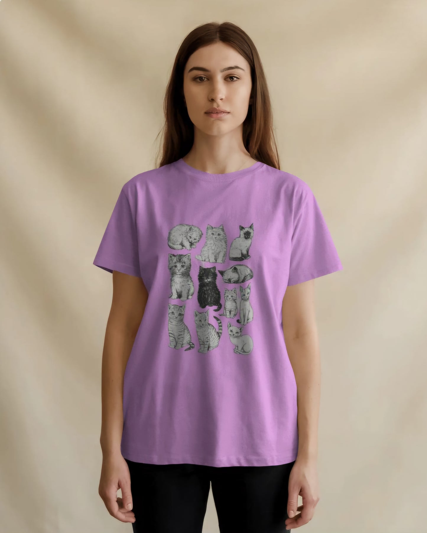 Cats Unisex Classic Crew T-Shirt