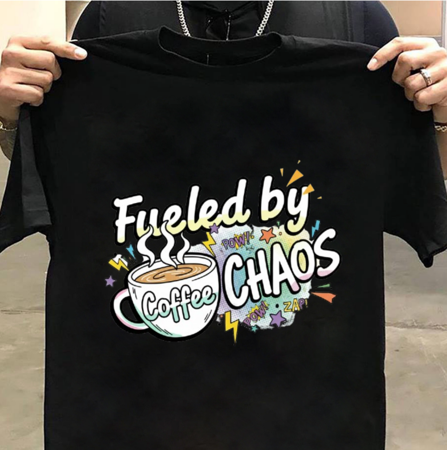 Caffeine Vibes Crew T-Shirt