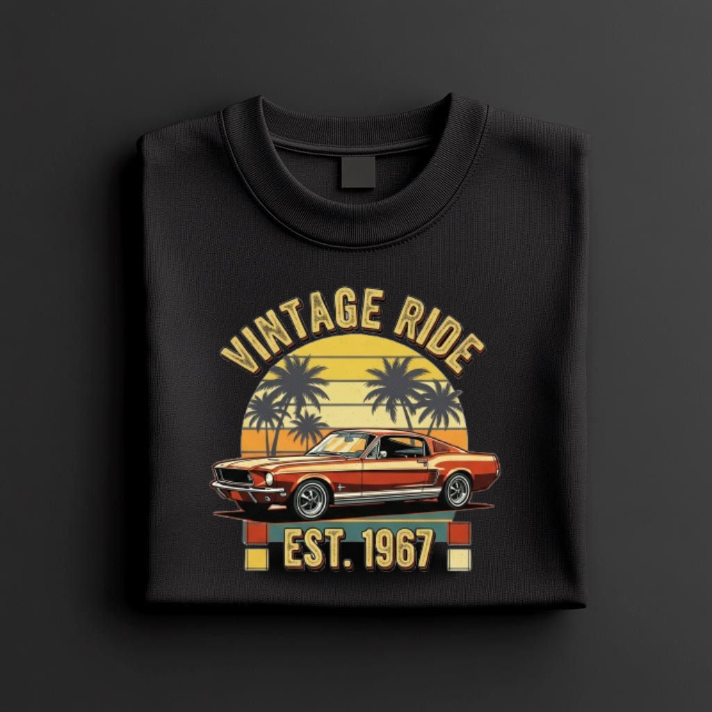 Vintage Ride 1967 Classic Crew T-Shirt