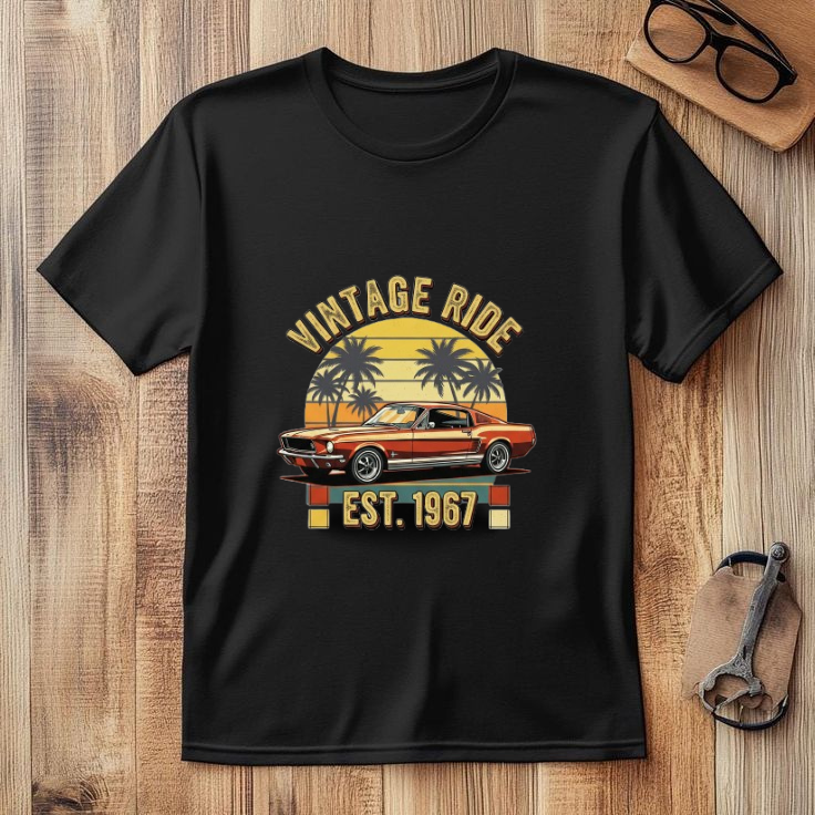 Vintage Ride 1967 Classic Crew T-Shirt